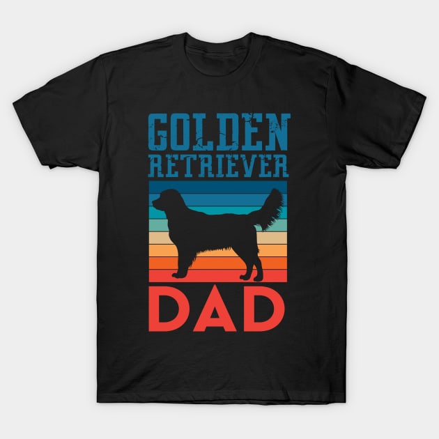 Golden Retriever Dad T-Shirt by DogFav